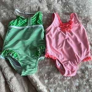 Circo / Carters 18 mo one piece swimsuit set of 2
